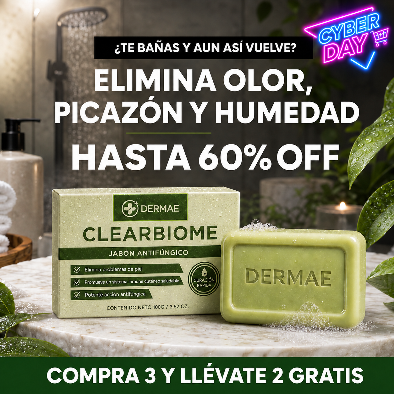 Jabón Antifúngico ClearBiome™