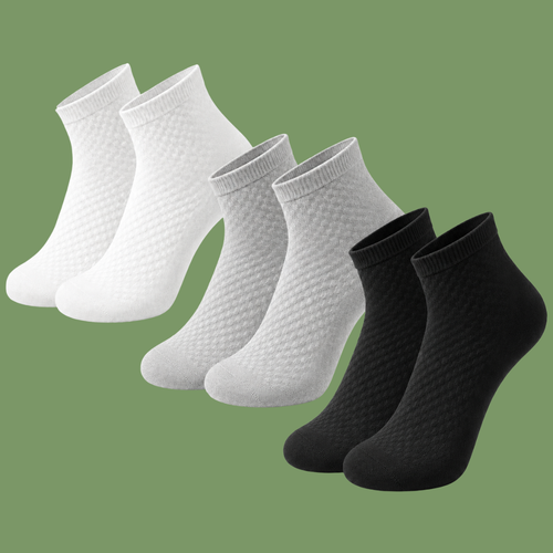 Tripack Calcetines Algodón Orgánico y Cobre