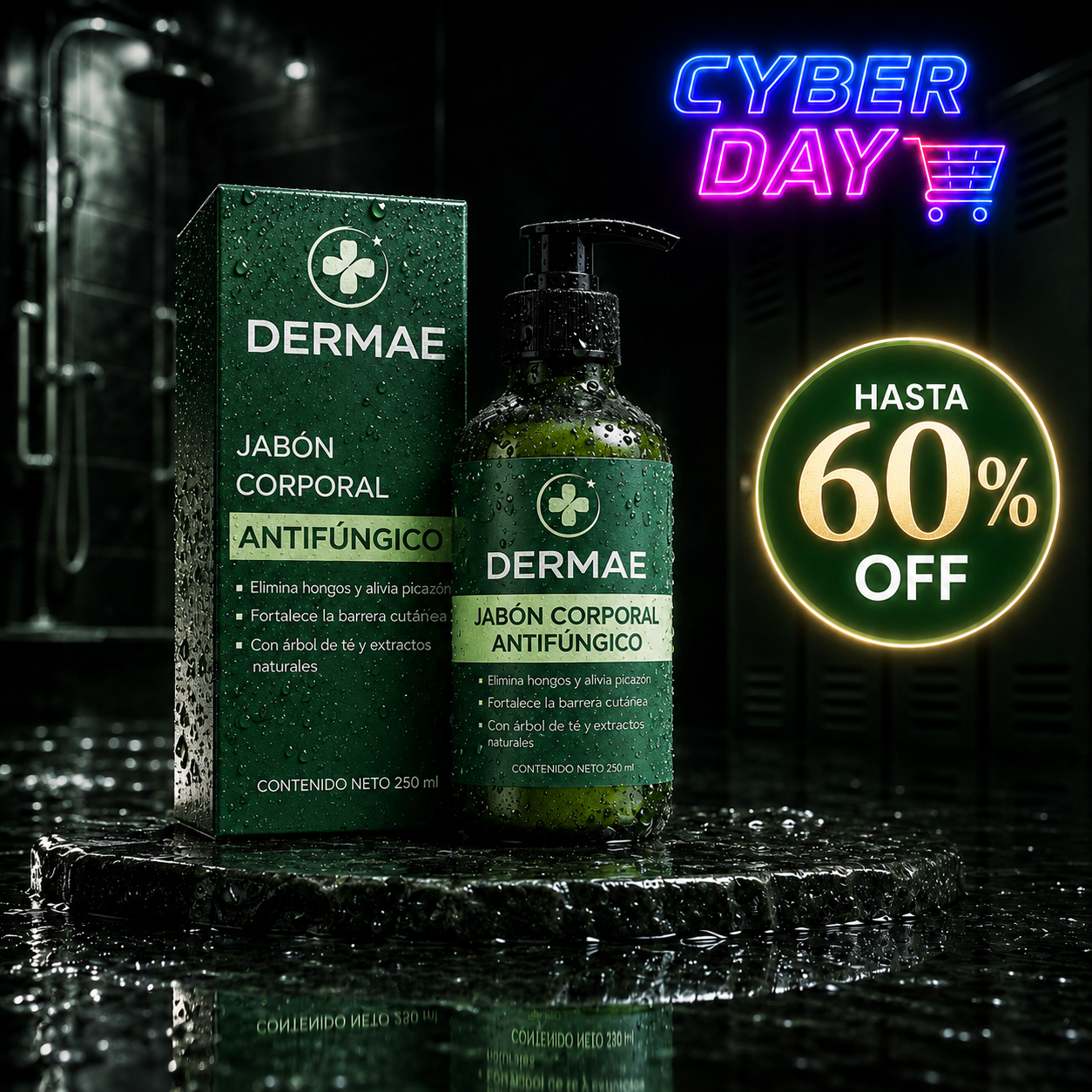 Jabón Líquido de Acción Profunda Dermae™ FungiClear